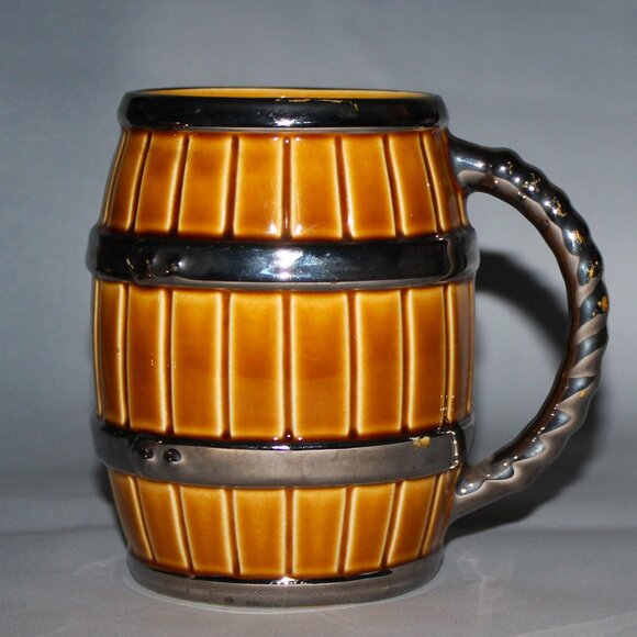 Wade Barrel Cask Stein | Vintage Beer Mug Stein - Picture 1 of 5